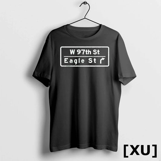 W 97th St Eagle St Road Signs Tshirts Sweater