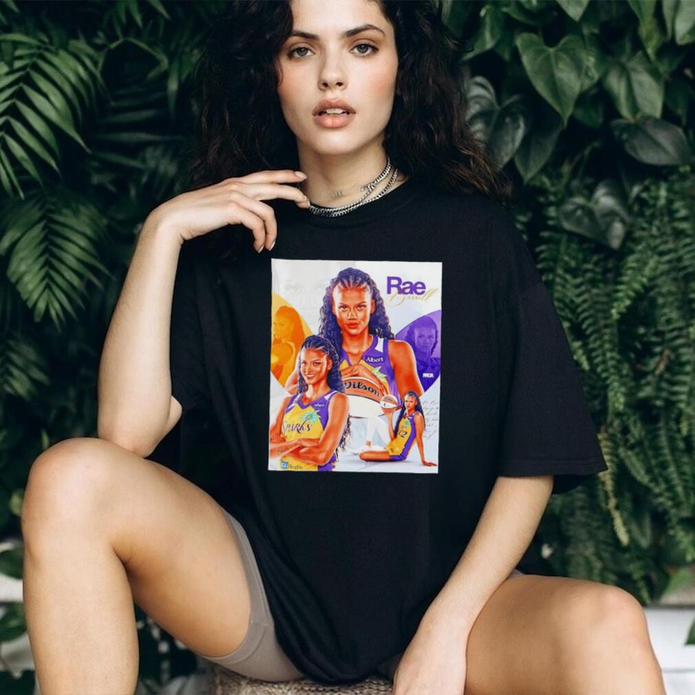WNBA Rae Burrell Los Angeles Sparks No 22 Collage shirt