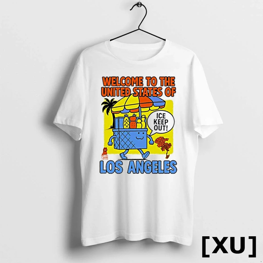 Welcome To The United States Of Ice Keep Out Los Angeles Tshirts Sweater