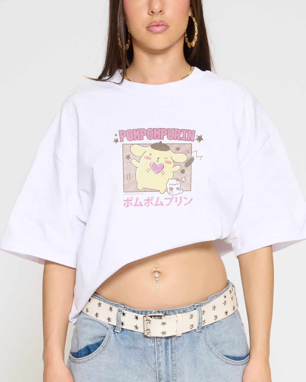 Pompompurin Kawaii Oversized Tee