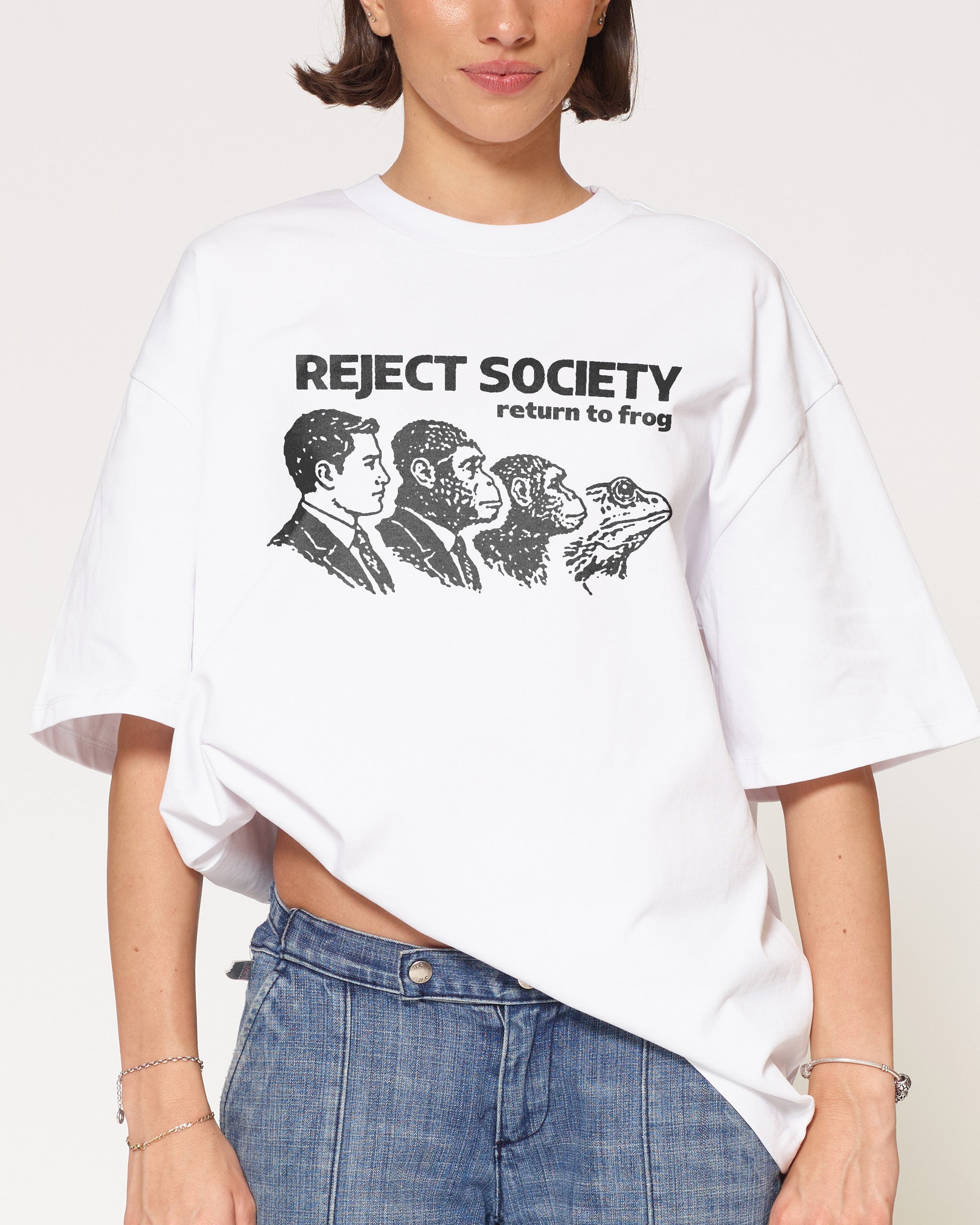 Reject Society Oversized Tee