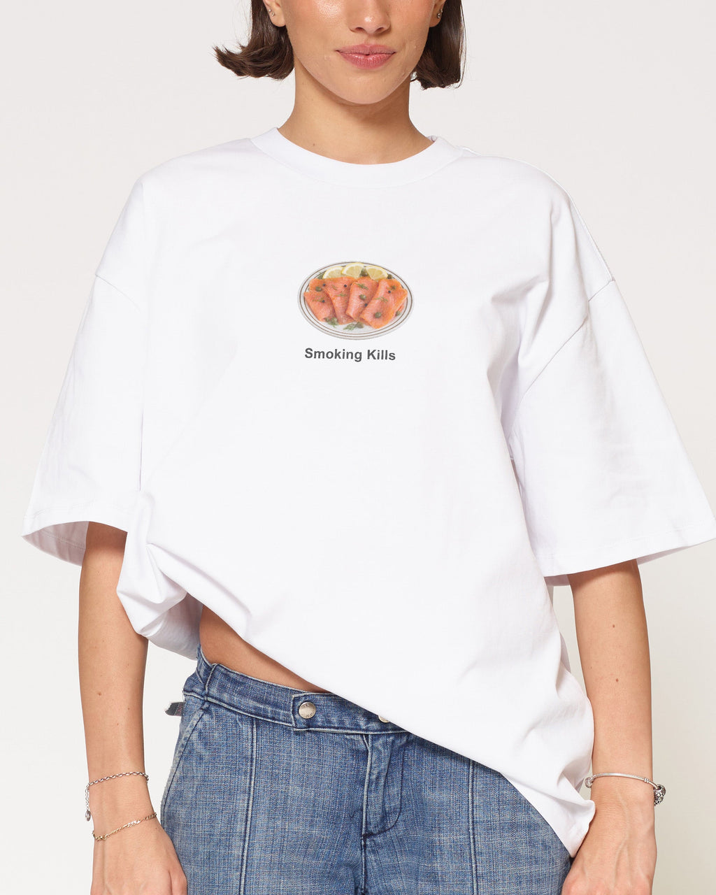 Smoking Kills Oversized Tee
