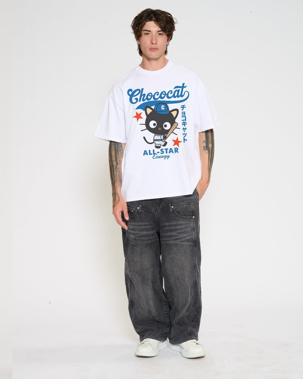 Chococat Baseball Oversized Tee