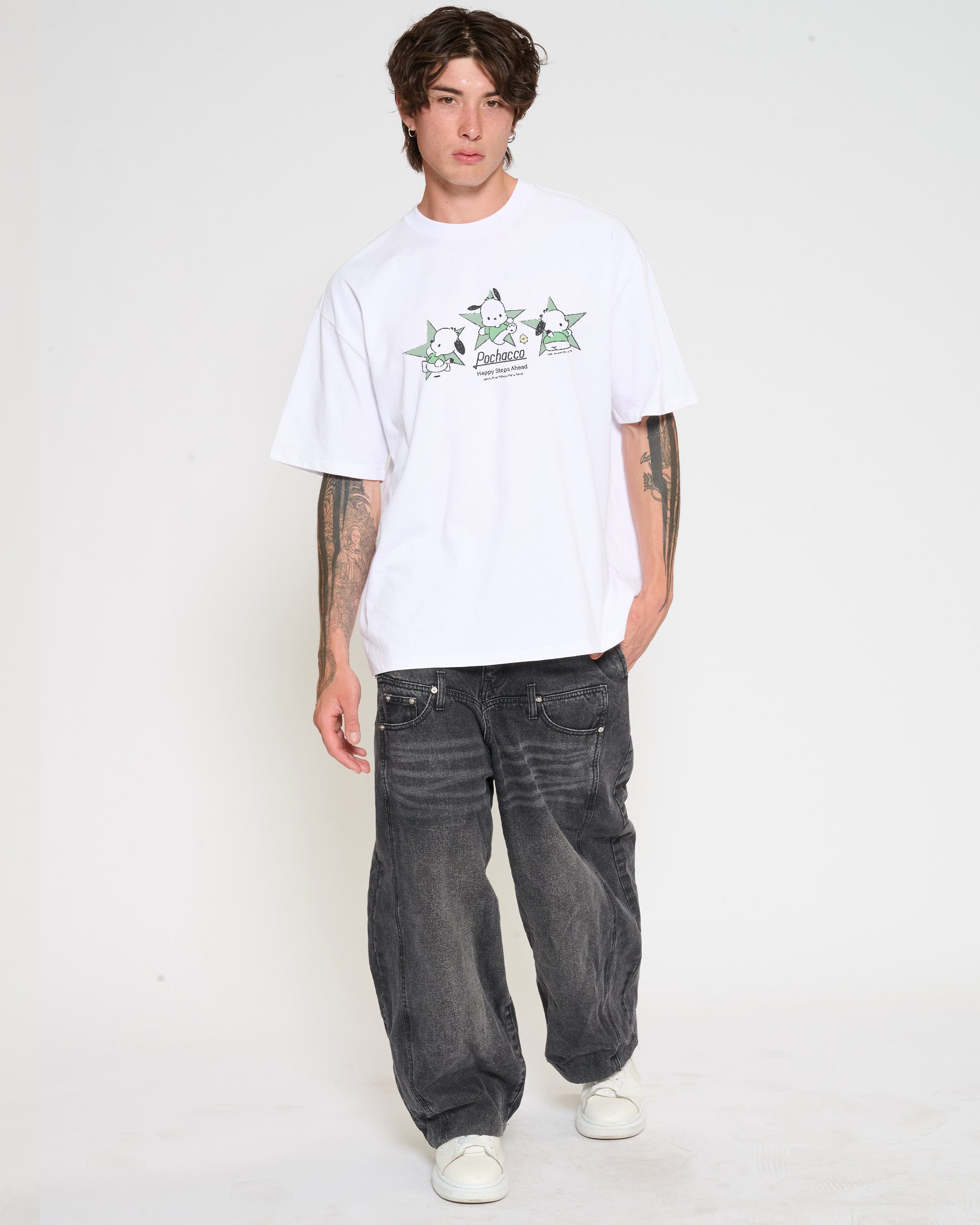 Pochacco Happy Steps Oversized Tee
