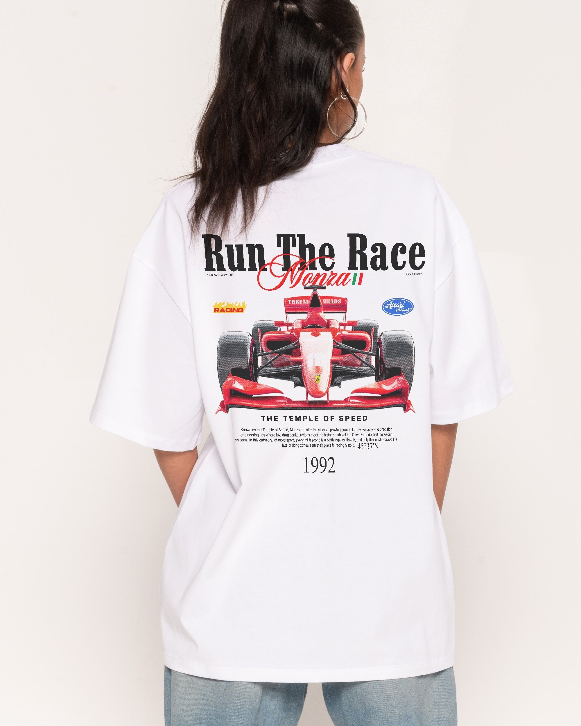 Run the Race Oversized Tee
