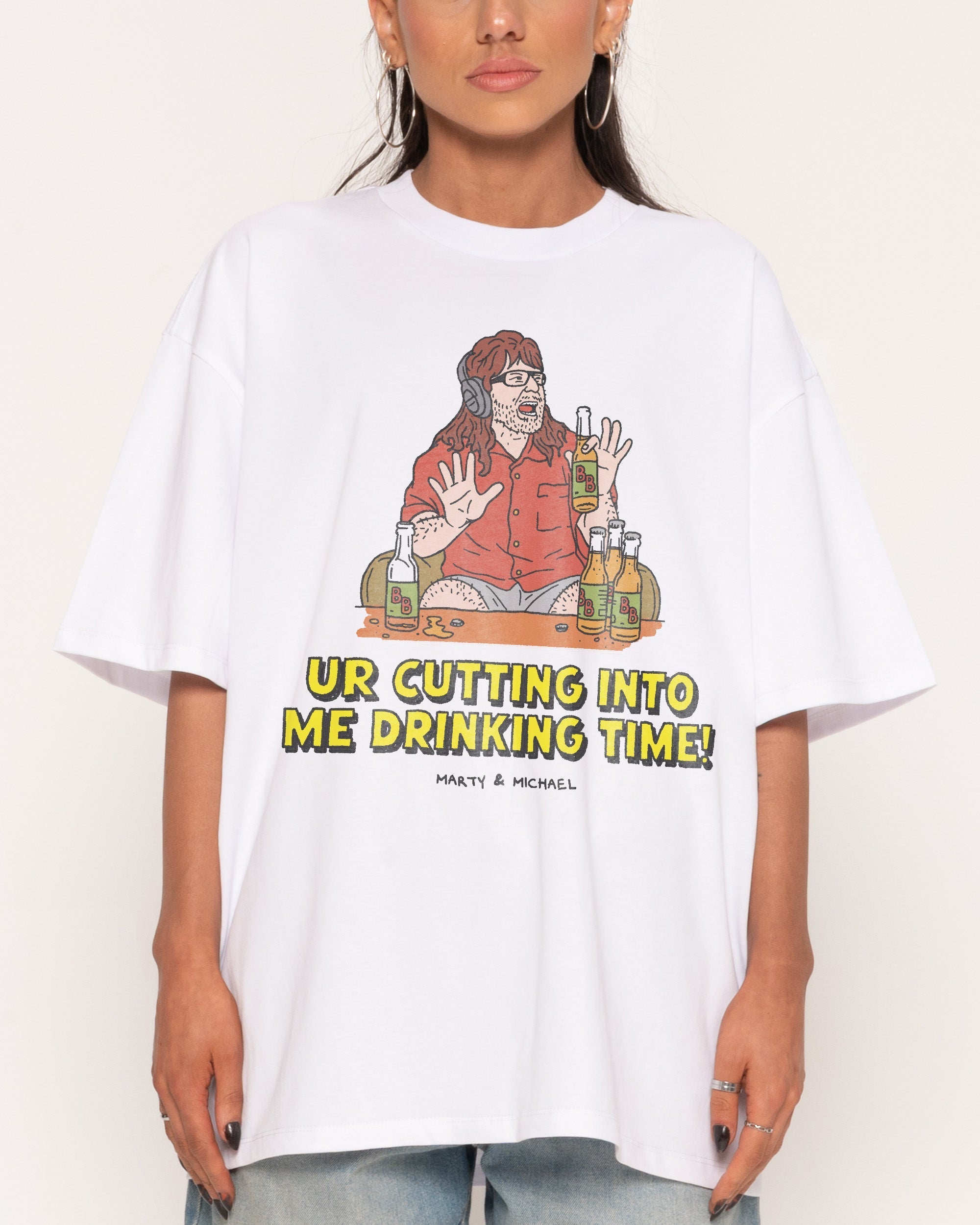 Drinking Time Oversized Tee