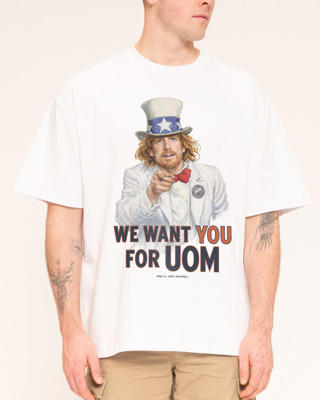 We Want You for Uom Oversized Tee