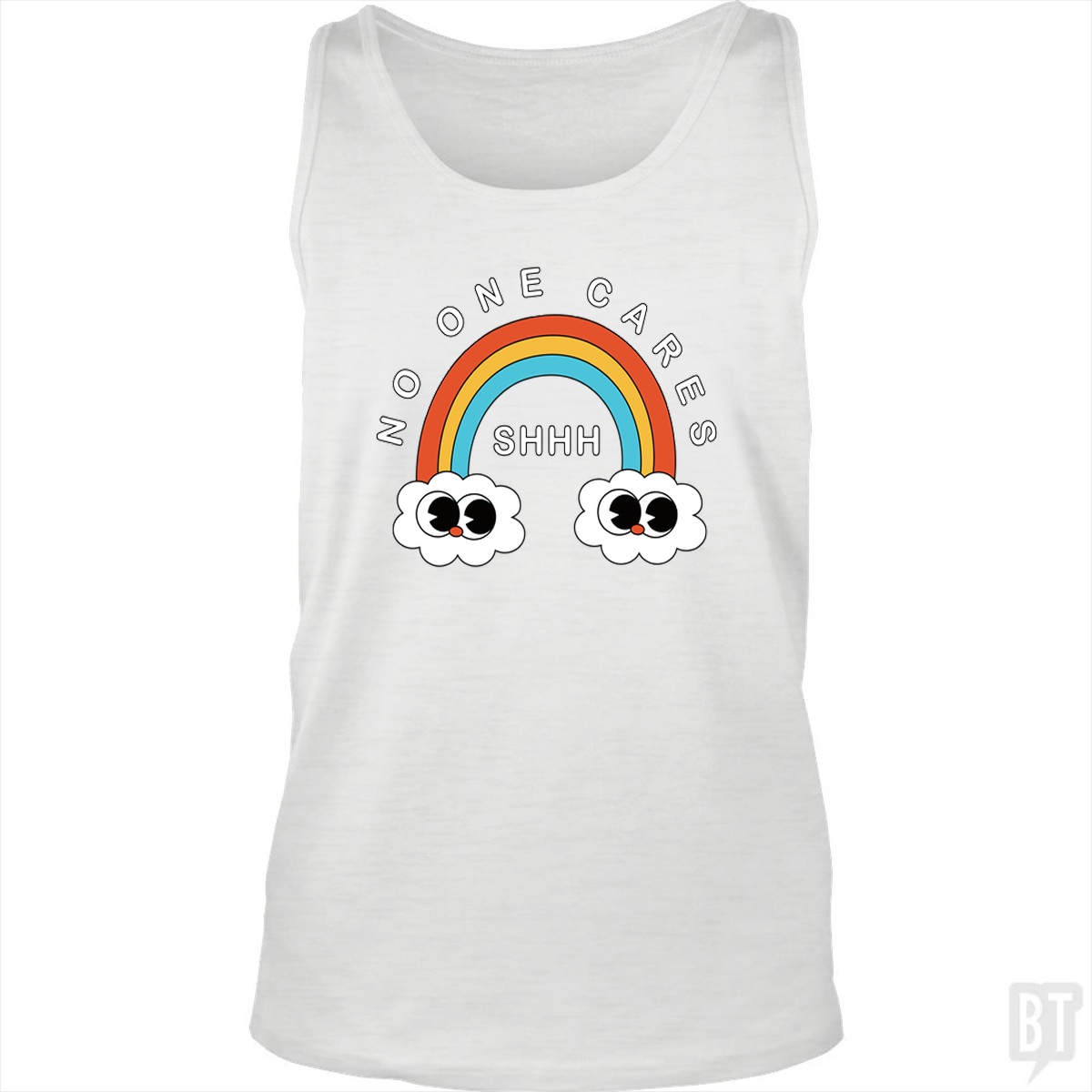 Shhh No One Cares Tank Top