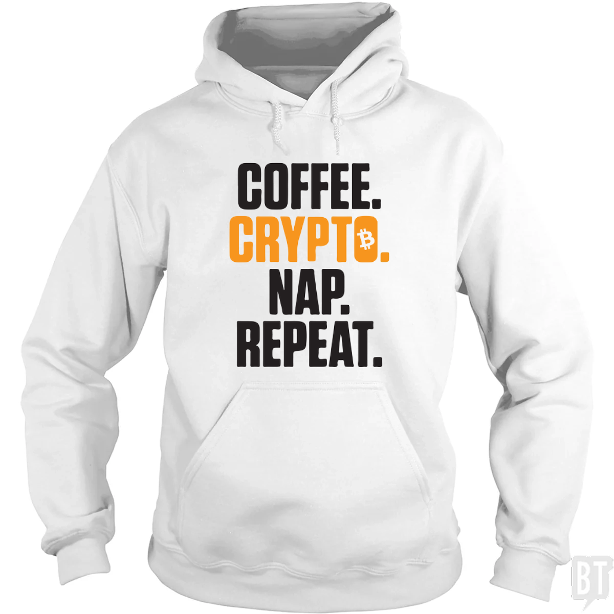 Coffee Crypto Nap Repeat Hoodie