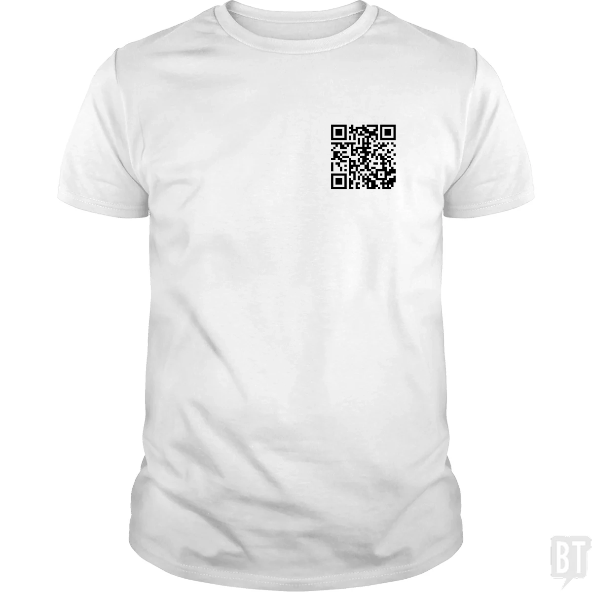 Rickroll QR Left Chest