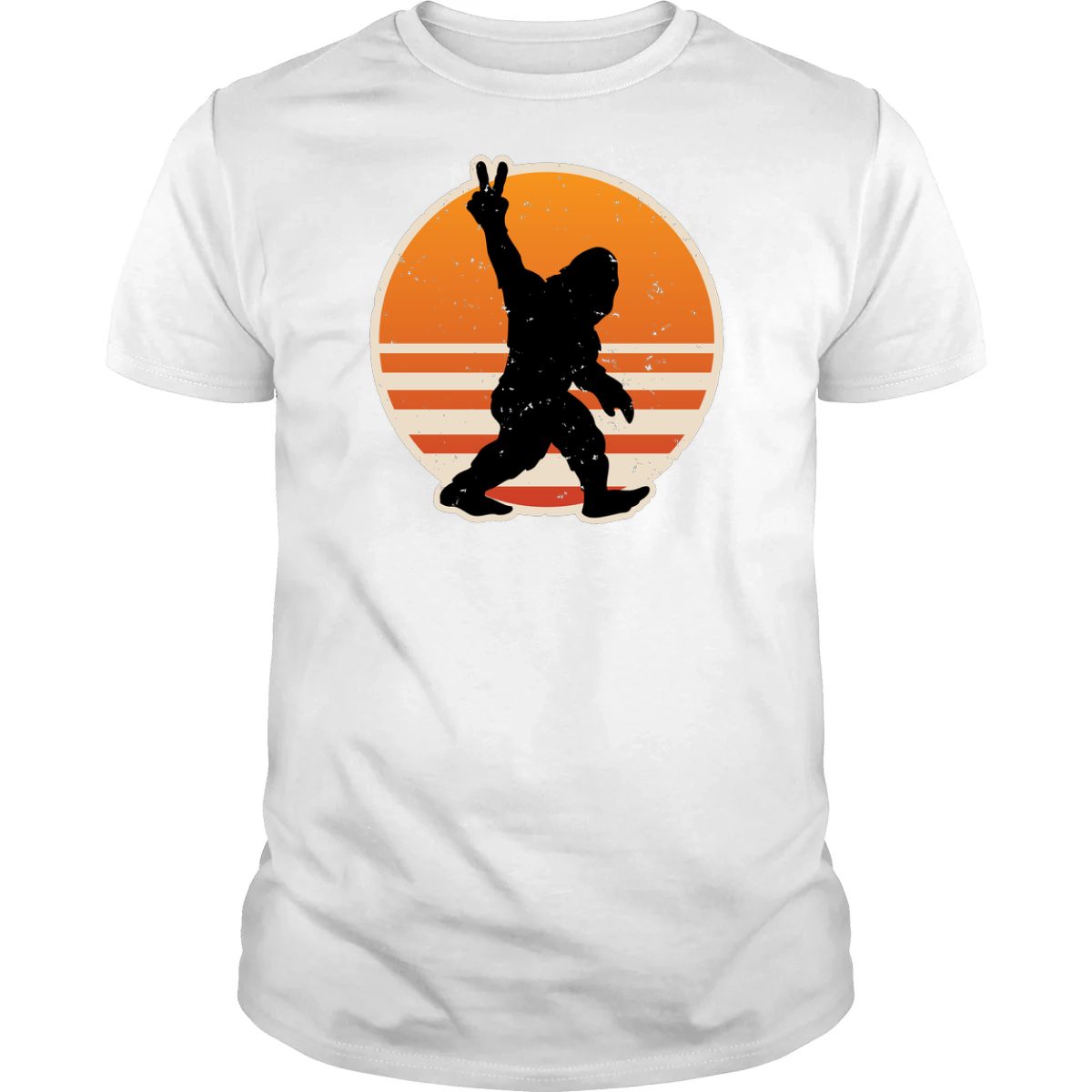 Retro Bigfoot Peace