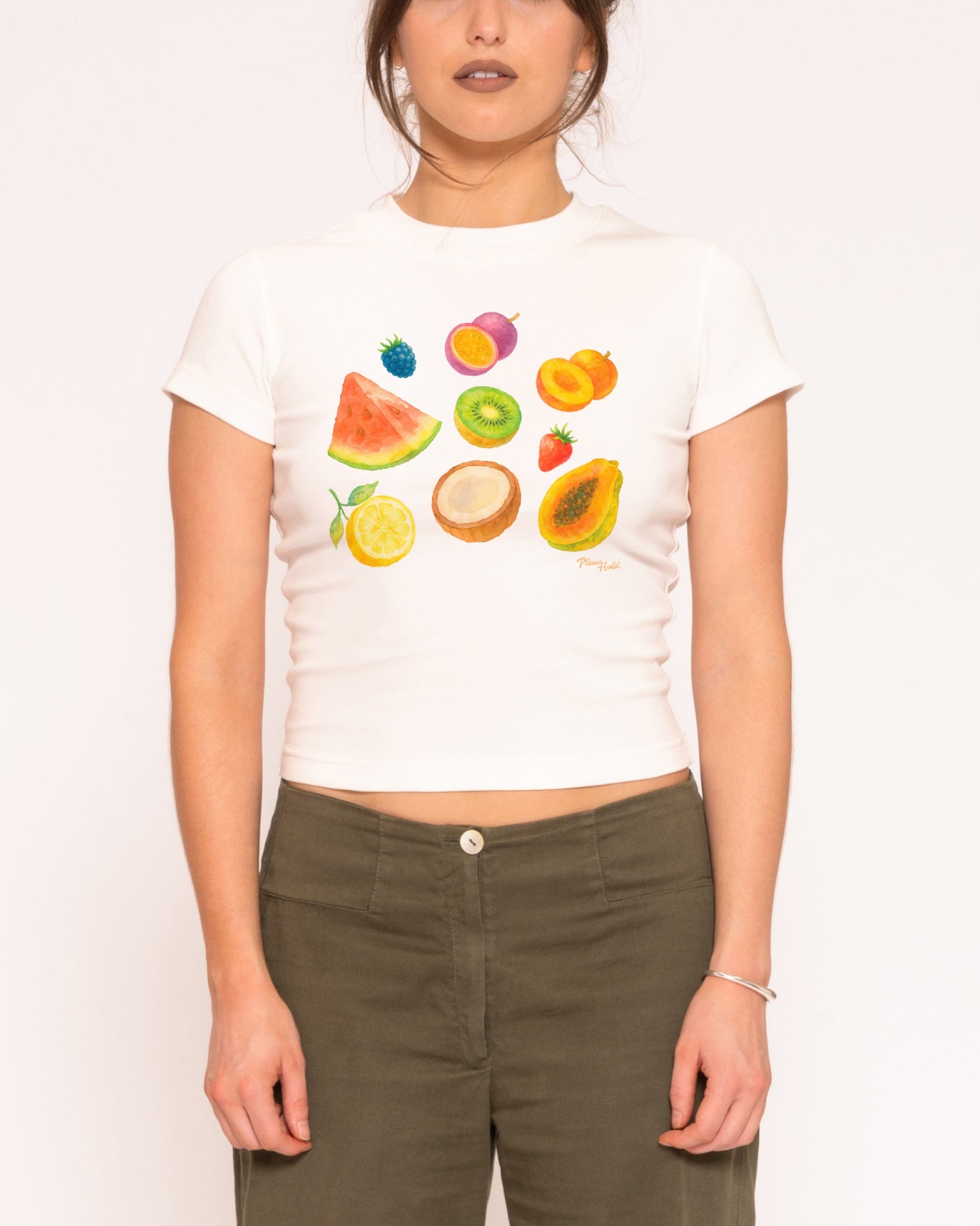 Fruit Platter Longline Baby Tee