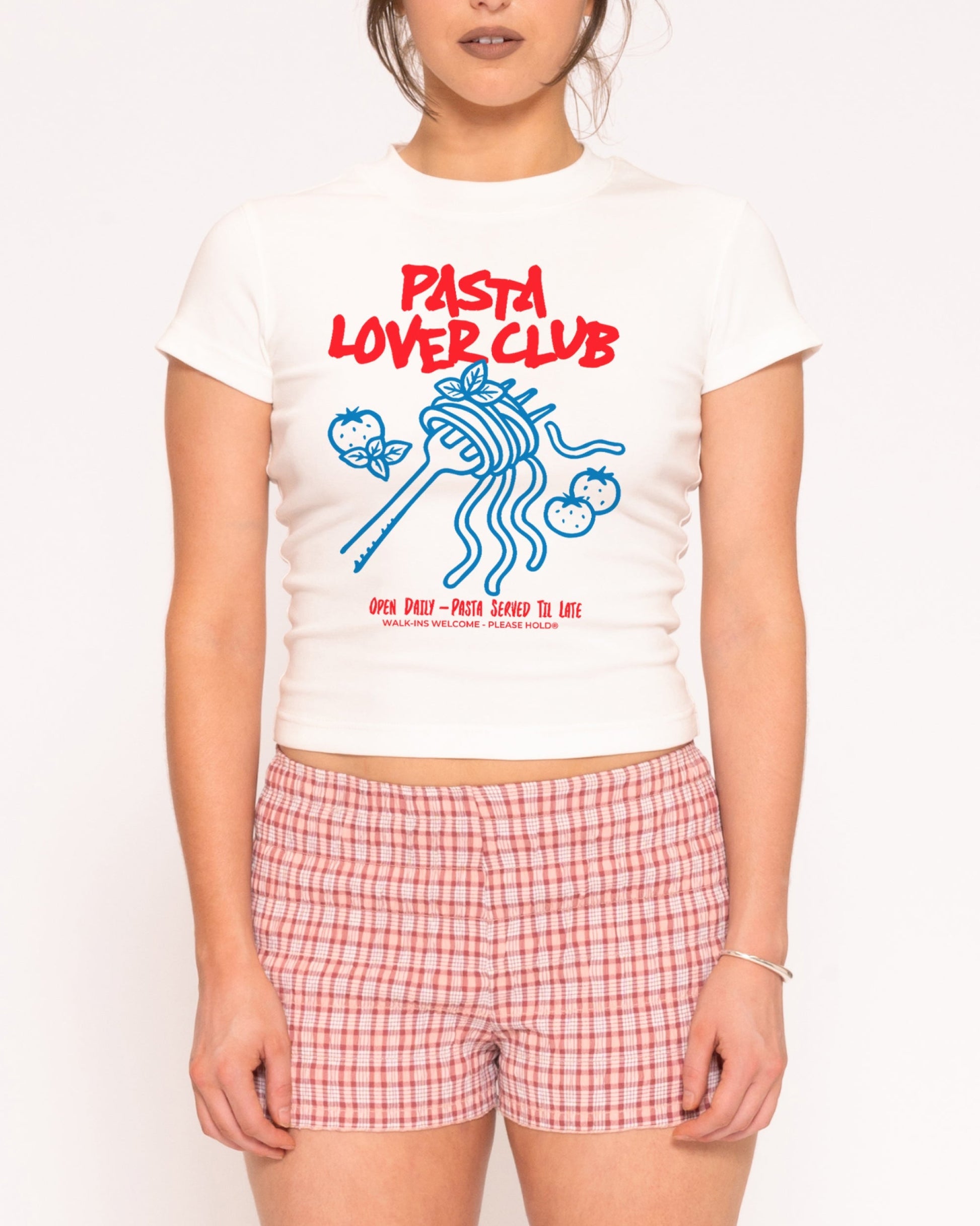 Pasta Lover Club Longline Baby Tee
