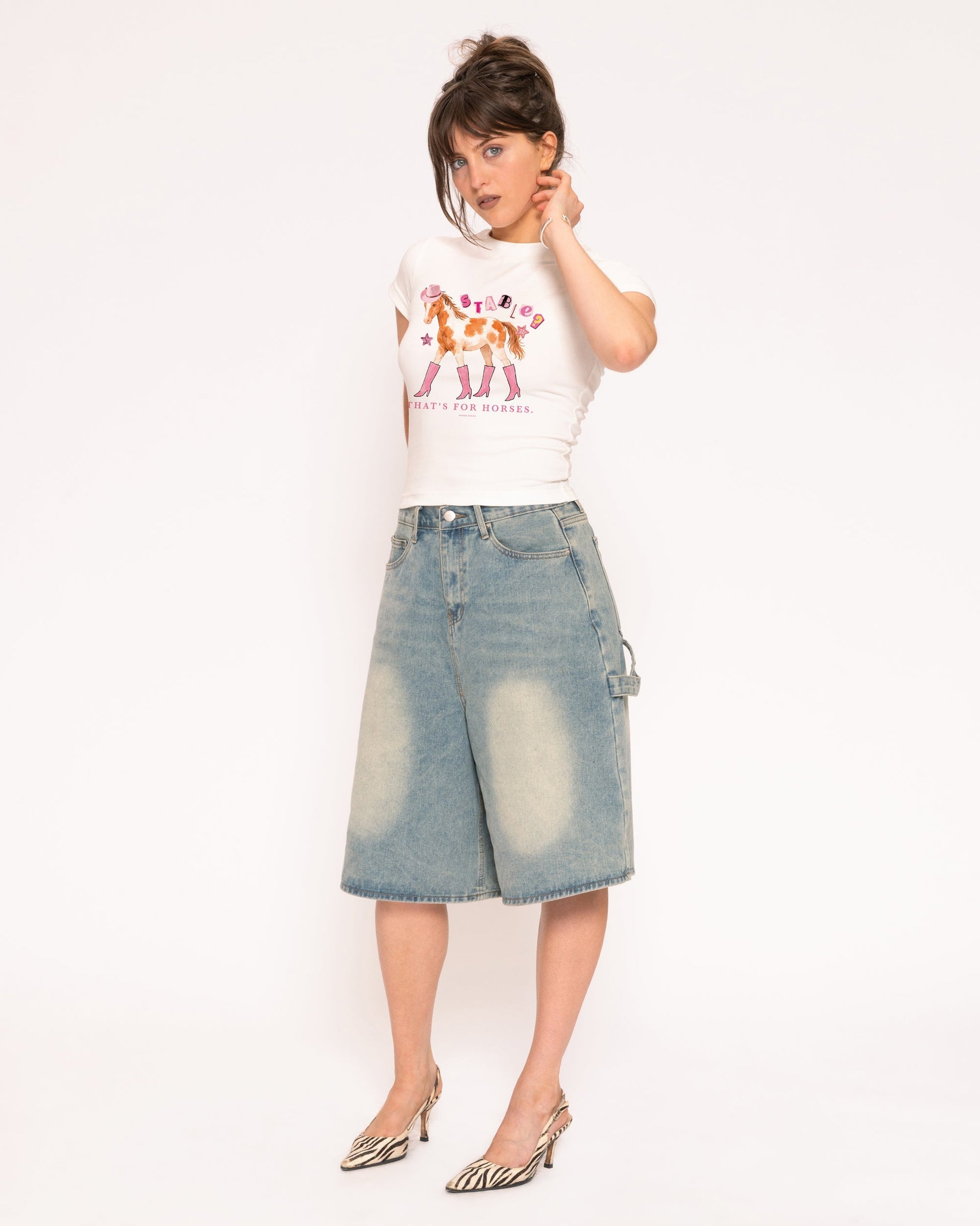 Stable? That's For Horses Longline Baby Tee
