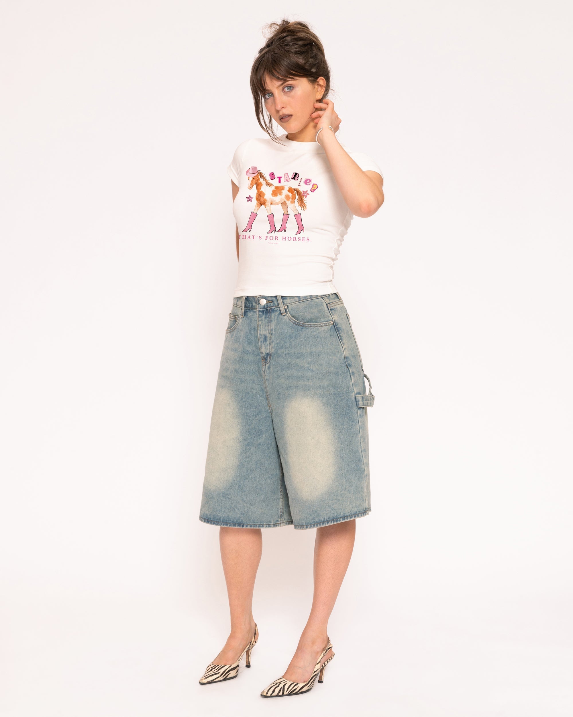 Stable? That's For Horses Longline Baby Tee