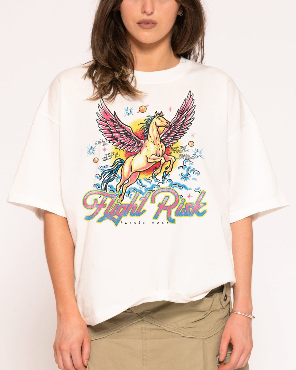 Flight Risk Boxy Crop Tee