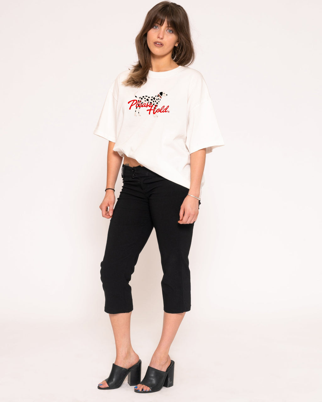 Dalmatian Boxy Crop Tee