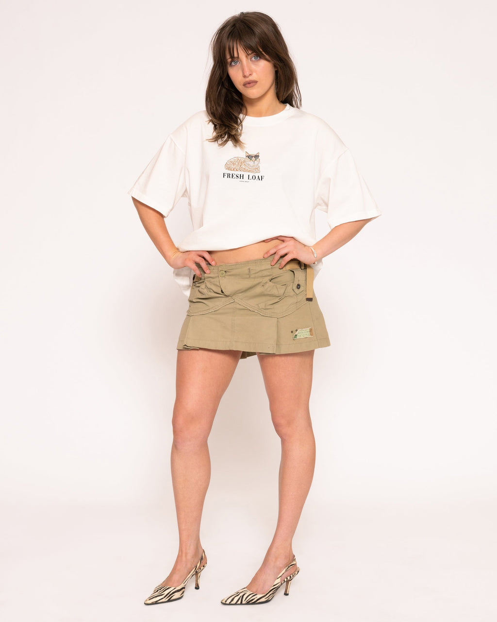 Fancy Fresh Loaf Boxy Crop Tee