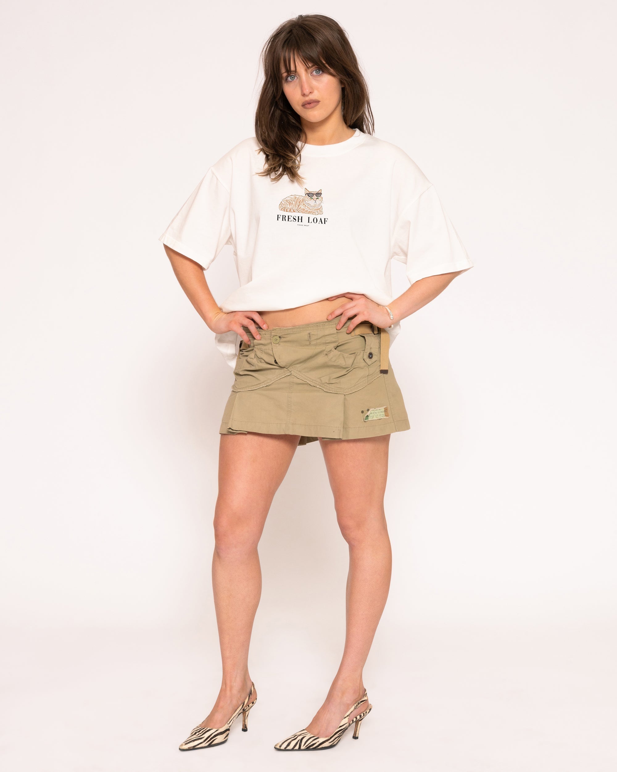 Fancy Fresh Loaf Boxy Crop Tee