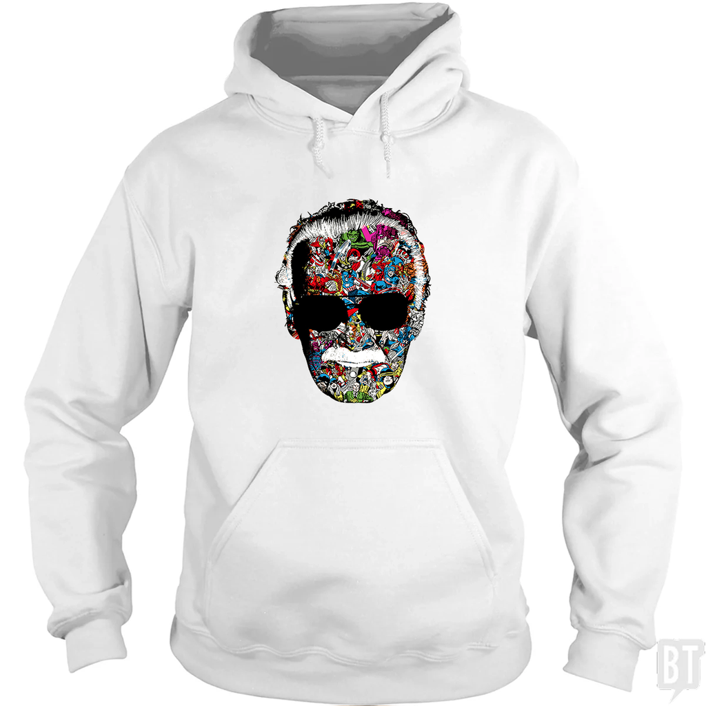 Stan Lee Man of Many Faces Hoodie