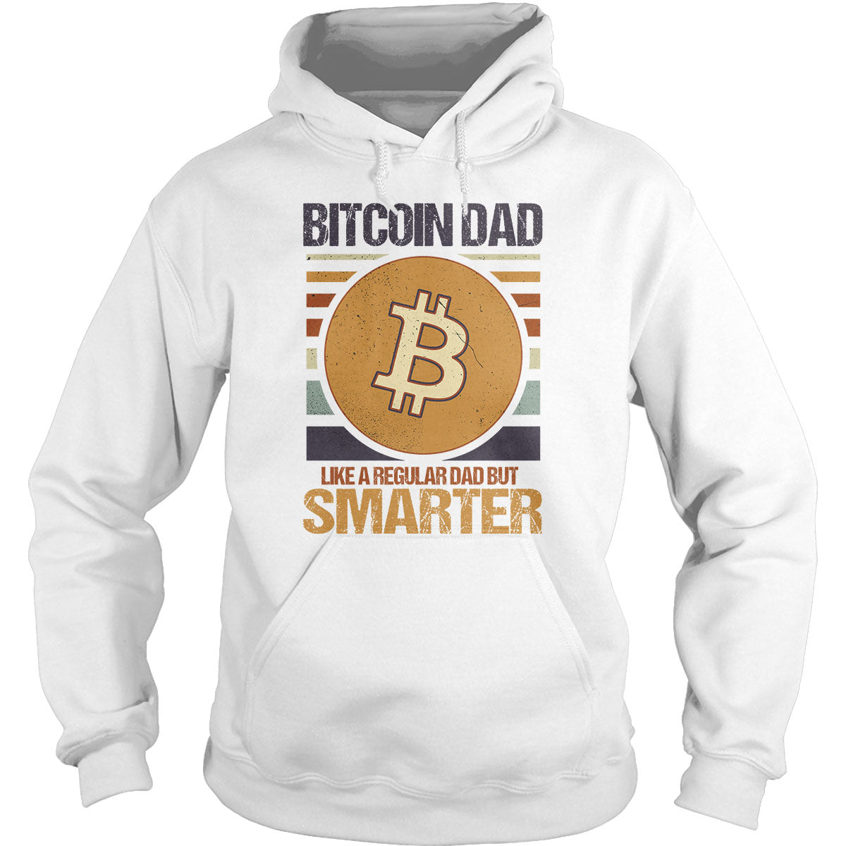 Bitcoin Dad Smarter Hoodie