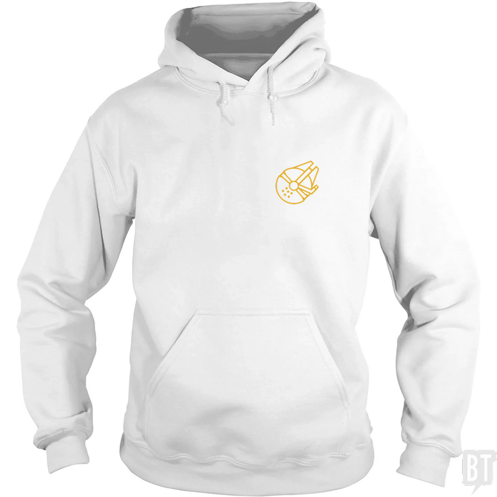 Millenium Falcon Left Chest Hoodie