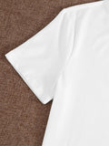 Cartoon Ghost & Letter Print Round Neck Casual Crew Neck Daily Vacation Outdoor Clothes All Seasons T-Shirts