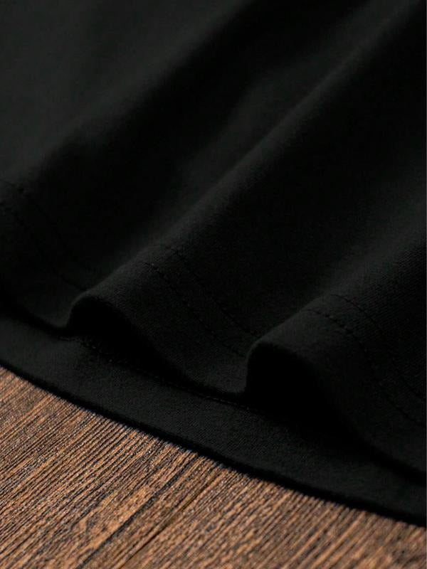 Letter Print Round Neck Casual Crew Neck Short Sleeve Daily Vacation Outdoor Clothes All Seasonsstyle{N002}7 T-Shirts