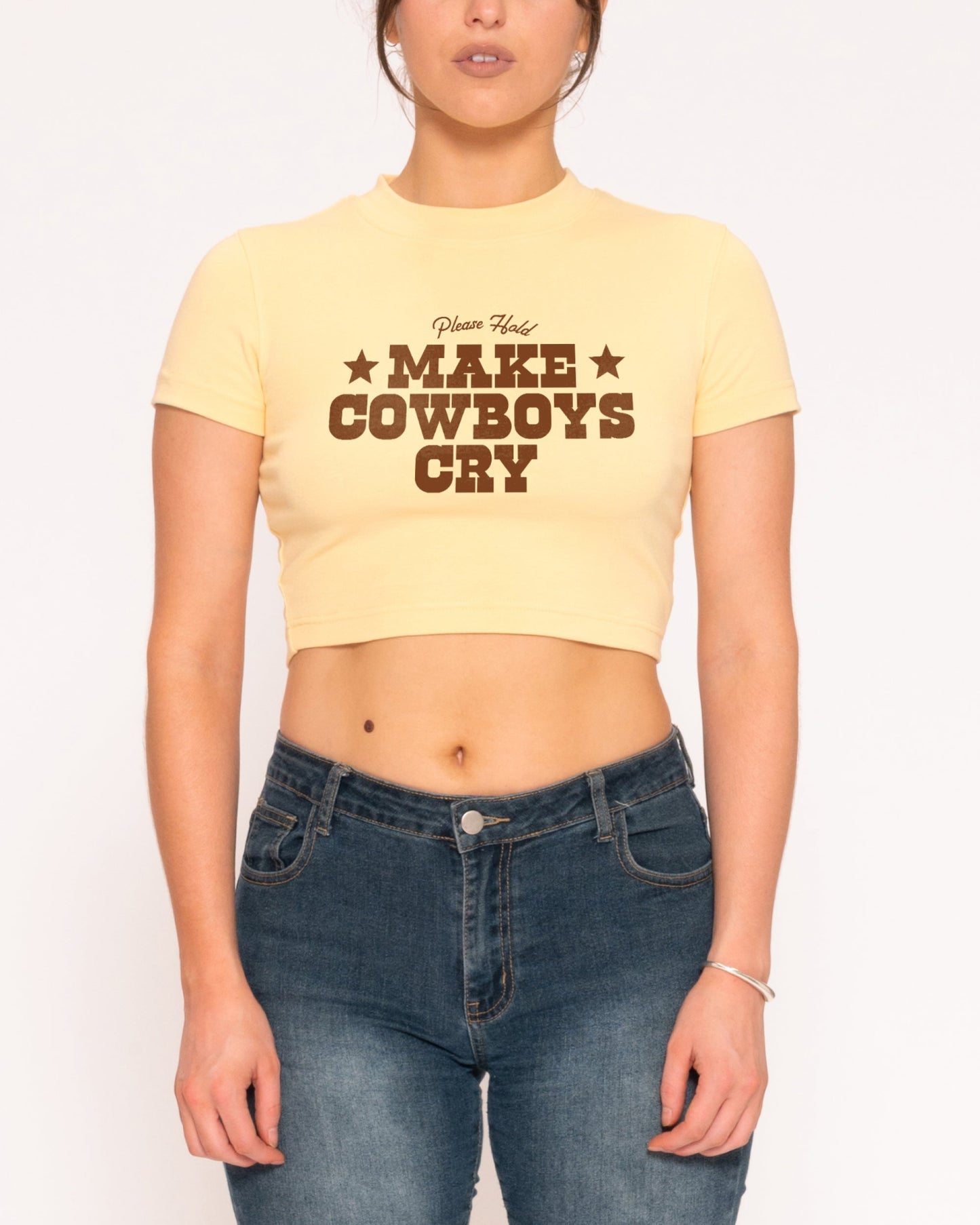 Make Cowboys Cry Baby Tee