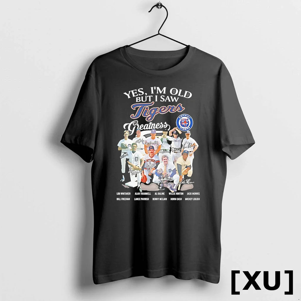 Yes Im Old But I Saw Detroit Tigers Greatness 2025 All Team Signature Tshirts Sweater