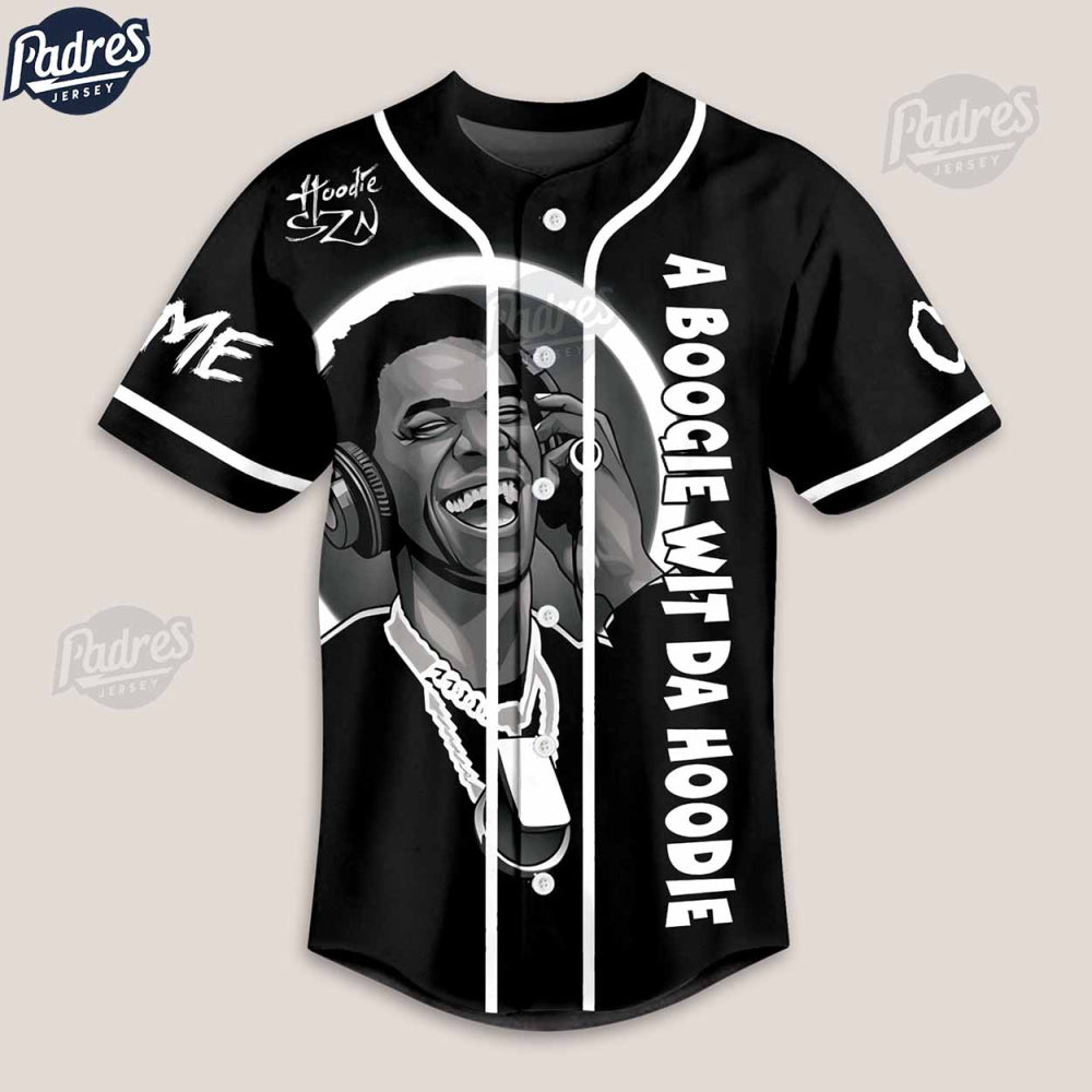 Stand out in style with a custom A Boogie Wit Da Hoodie baseball jersey - Bafud
