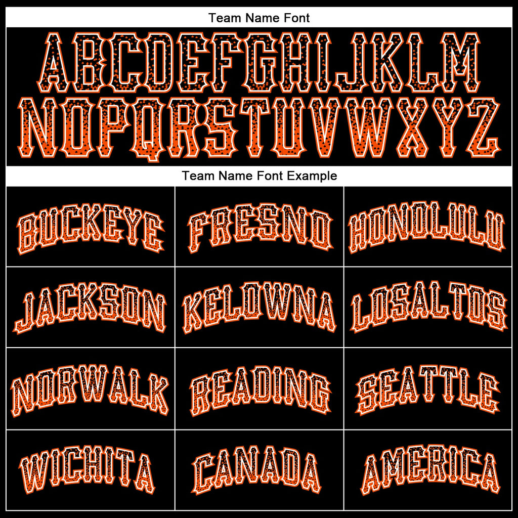 Custom Black Orange-White Authentic Drift Fashion Baseball Jersey