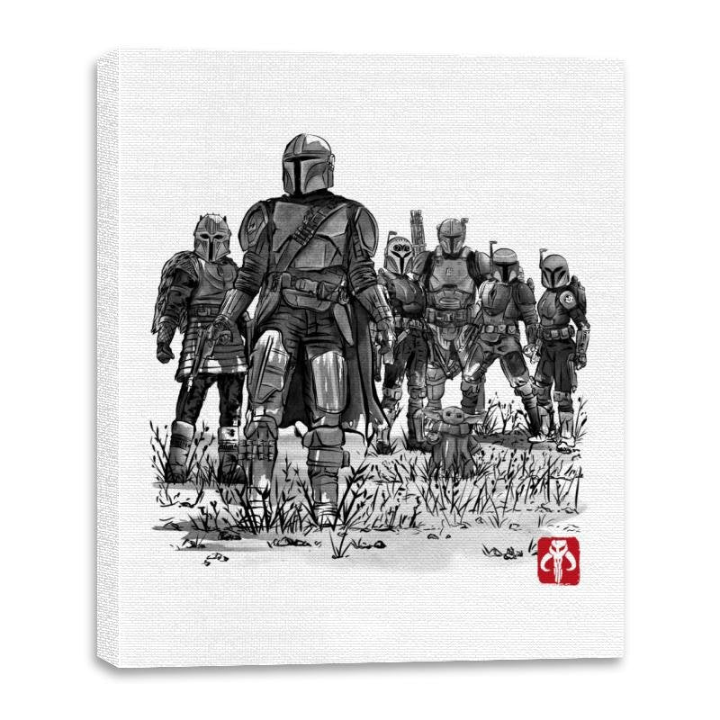 Seven Mandalorians Sumi-e – Best Seller