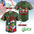 Custom Fuckoffe I’m A Grinch Before Coffee Baseball Jersey - Bafud