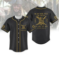 Custom Name And Number Pirates Of The Caribbean Dead Men Tell No Tales Black Baseball Jersey
