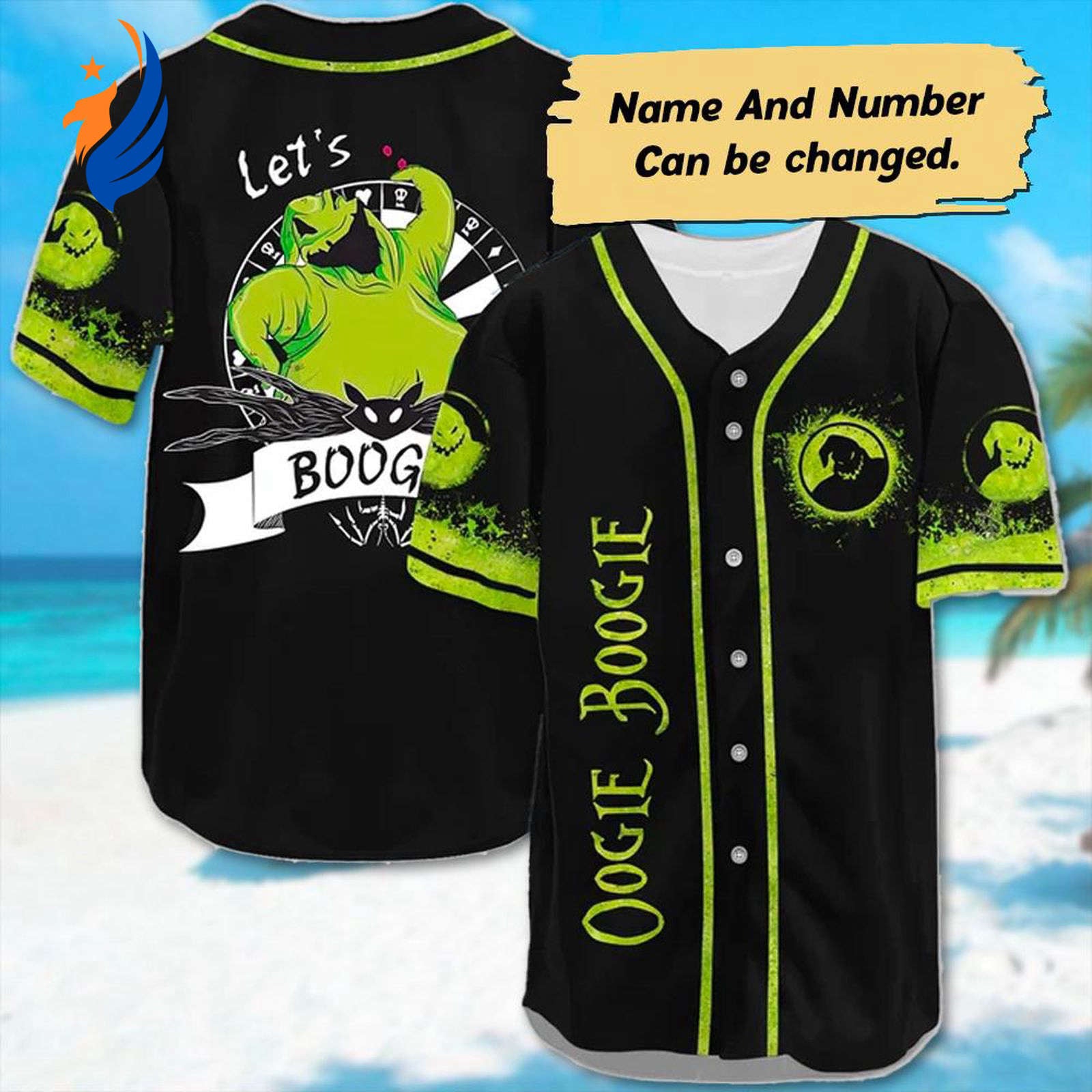 Spooktacular Nightmare Before Christmas Baseball Jerseys - Oogie Boogie & Horror Character Shirts - Bafud