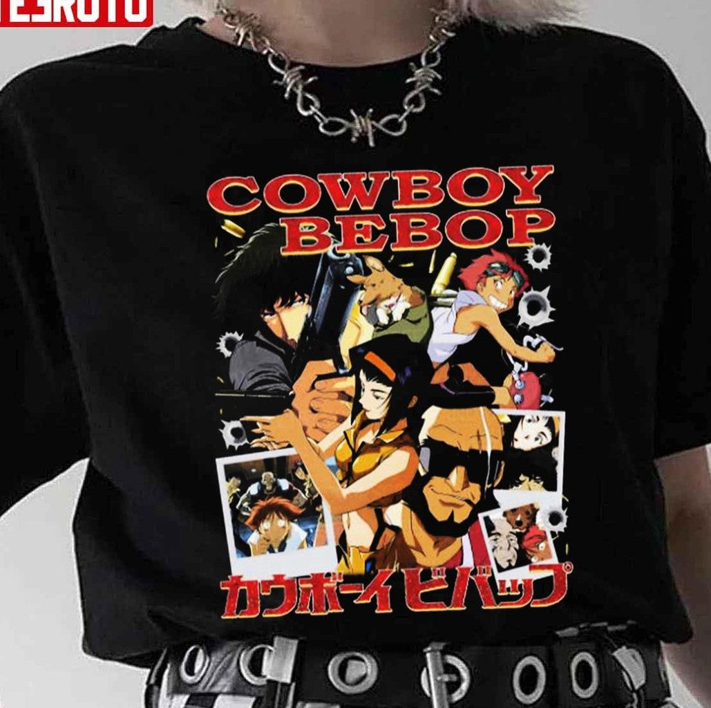 Bebop Crew 90s Vintage Cowboy Bebop Unisex T-shirt, Sweatshirt, Hoodie (1)