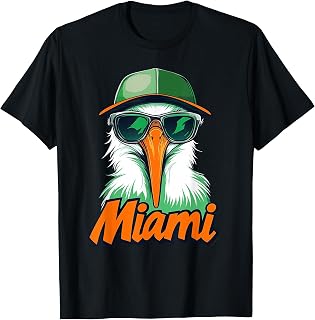Miami Florida Ibis Retro Souvenir Kid Unisex T-shirt, Sweatshirt, Hoodie (1)