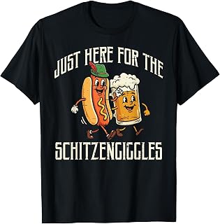 Oktoberfest Schitzengiggles Hotdog Party Unisex T-shirt, Sweatshirt, Hoodie (1)