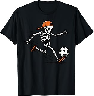 Halloween Skeleton Soccer Football Costume Unisex T-shirt, Sweatshirt, Hoodie (1)