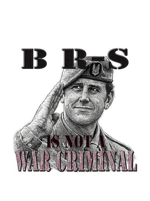 Ben Robert-Smith BRS is NOT a War Criminal by Huskyyy Designs