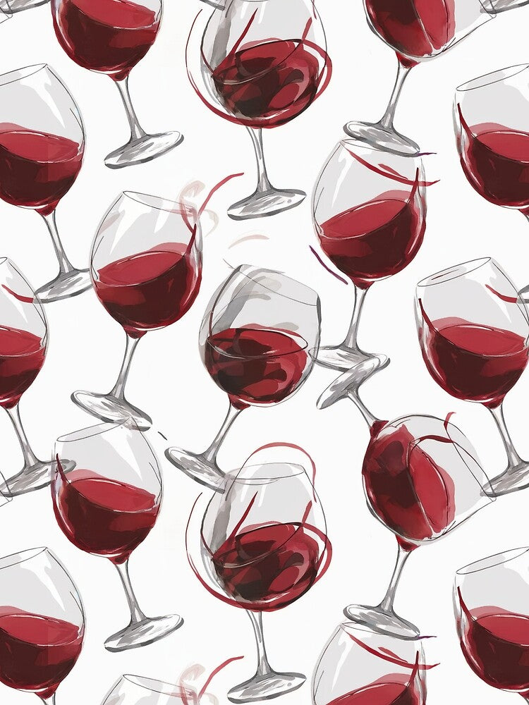 Wine Glasses by Angry Swan Designs