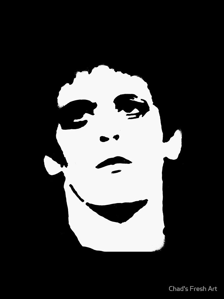 Lou Reed by Chad's Fresh Art