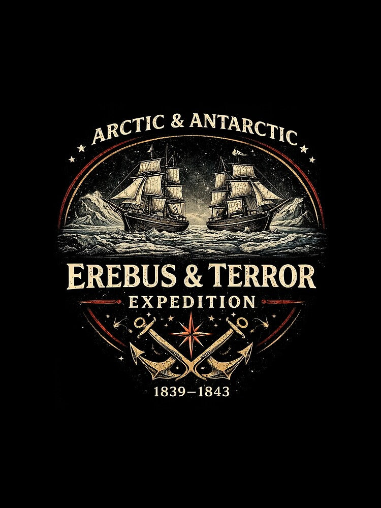 Erebus And Terror Expedition Vintage Design by Retr0Tshirts