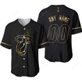 Miami Heat 00 Anyname Nba Golden Edition Black Jersey Inspired Style Personalized Baseball Jersey Nb