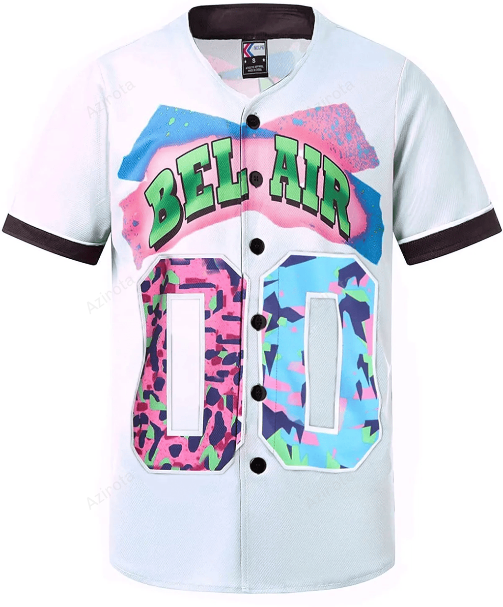 Personalized White Shirts Hip Hop 90s Fashion Custom Number Idea Gift For Fans Baseball Jersey - Zimustore