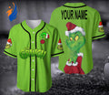 Grinch Baseball Jersey 2 - Bafud