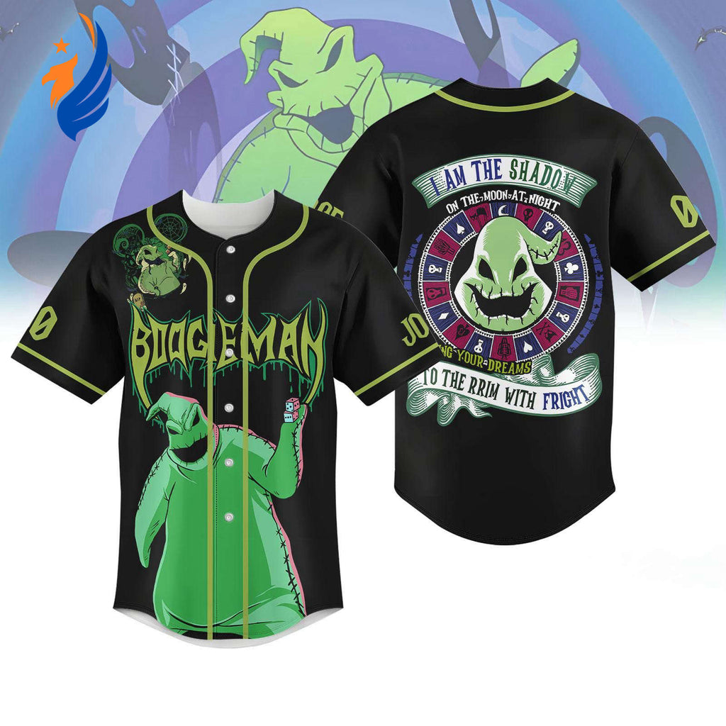 Spooky Halloween Oogie Boogie Baseball Jersey - Custom Nightmare Before Christmas Shirt & Horror Movie Jersey - Bafud