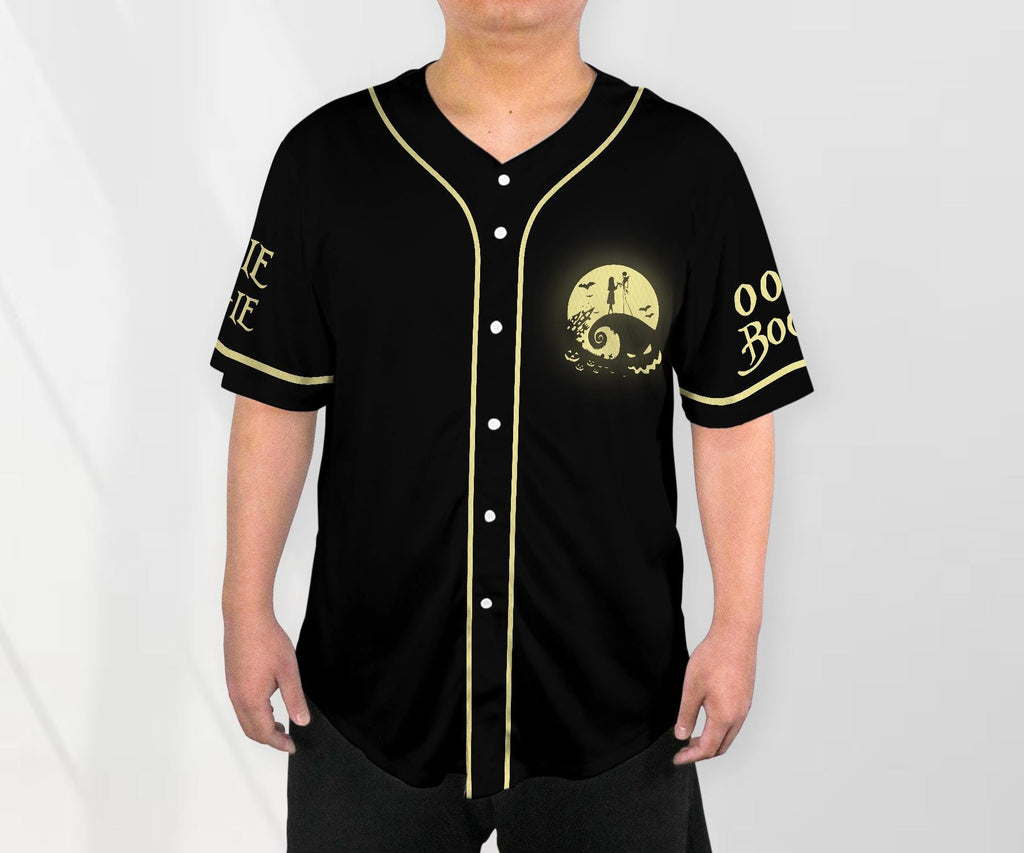 Oogie Boogie Baseball Jersey Ghost Halloween Style Baseball Shirt Halloween Jersey Shirt Gift