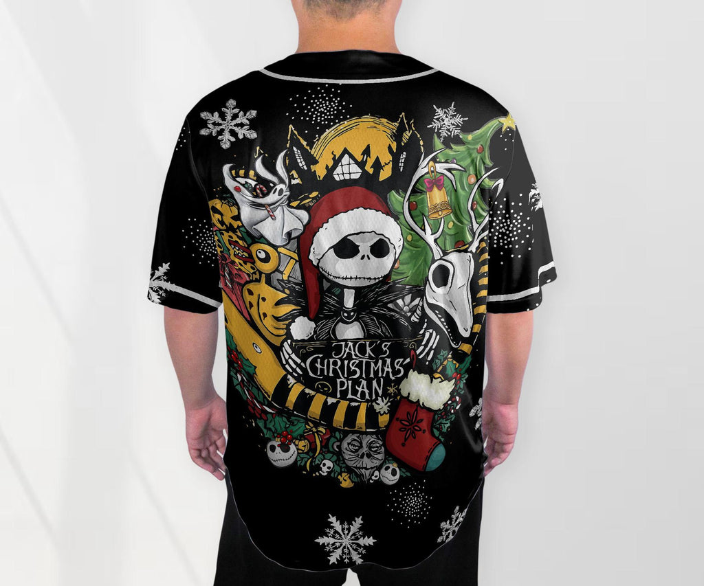 Pumpkin King Baseball Jersey Shirt Nightmare Before Christmas Basketball Jersey Shirt Gift
